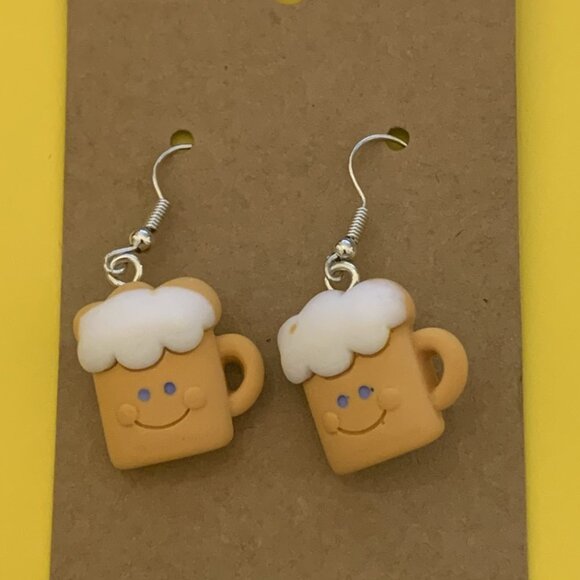 Beer Earring, Alcohol Earring, St. Patrick's Day Earring, Cinco De Mayo Earring - Picture 4 of 4